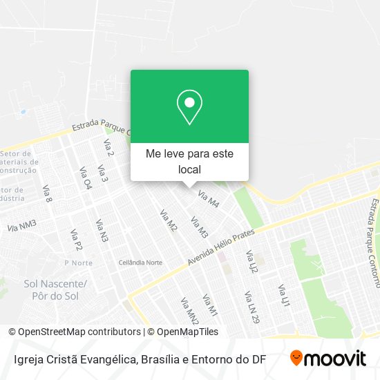 Igreja Cristã Evangélica mapa