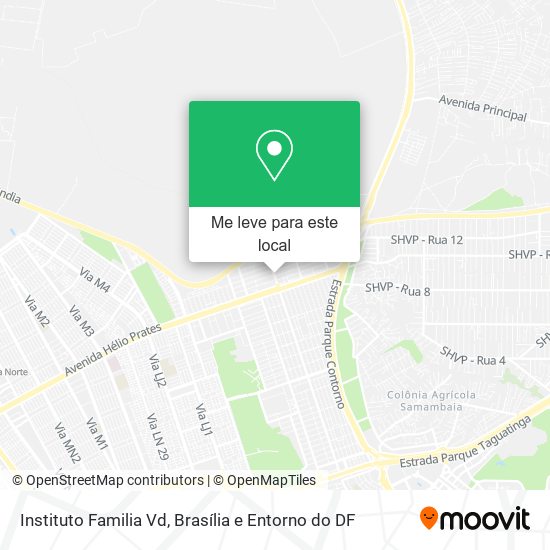 Instituto Familia Vd mapa