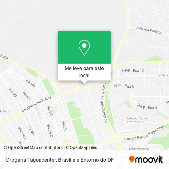 Drogaria Taguacenter mapa