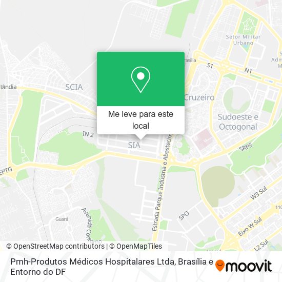 Pmh-Produtos Médicos Hospitalares Ltda mapa