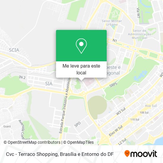 Cvc - Terraco Shopping mapa