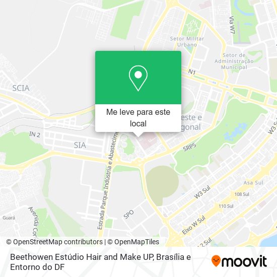 Beethowen Estúdio Hair and Make UP mapa