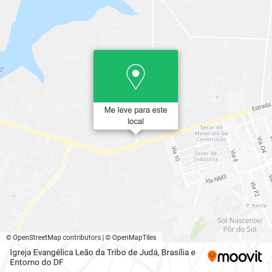 Igreja Evangélica Leão da Tribo de Judá mapa