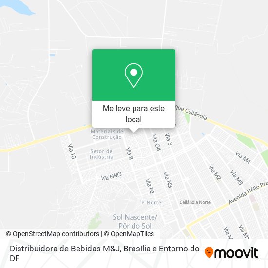 Distribuidora de Bebidas M&J mapa