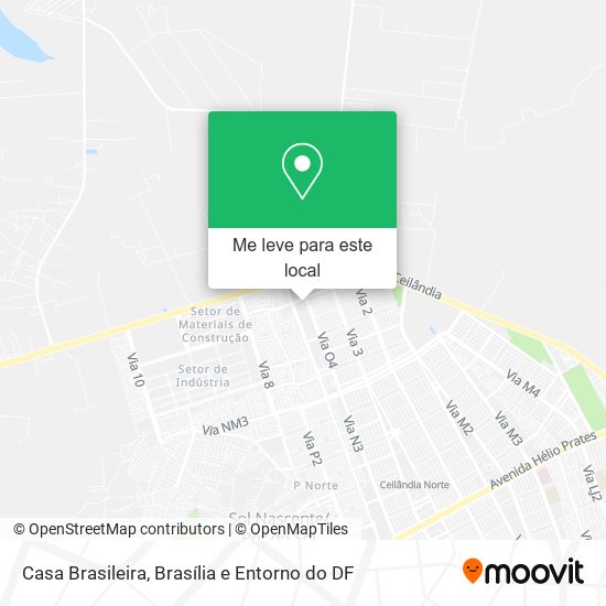 Casa Brasileira mapa