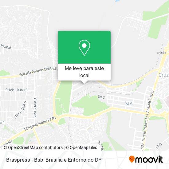 Braspress - Bsb mapa
