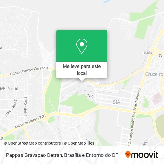 Pappas Gravaçao Detran mapa