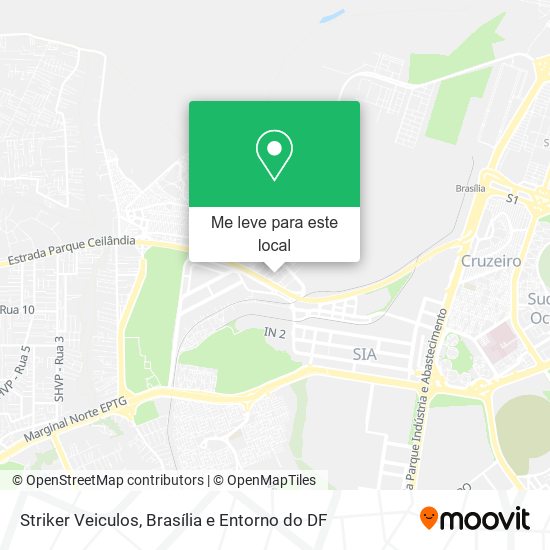 Striker Veiculos mapa