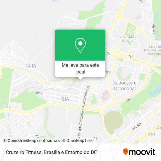 Cruzeiro Fitness mapa