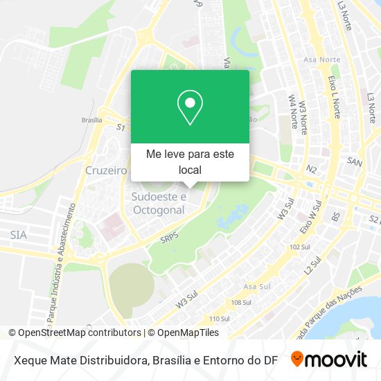 Xeque Mate Distribuidora mapa