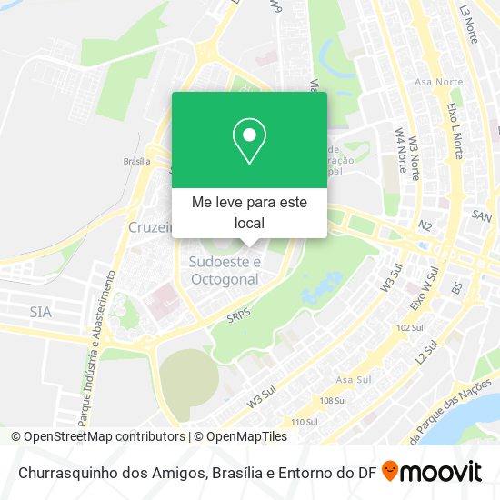 Churrasquinho dos Amigos mapa