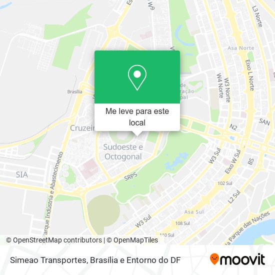 Simeao Transportes mapa