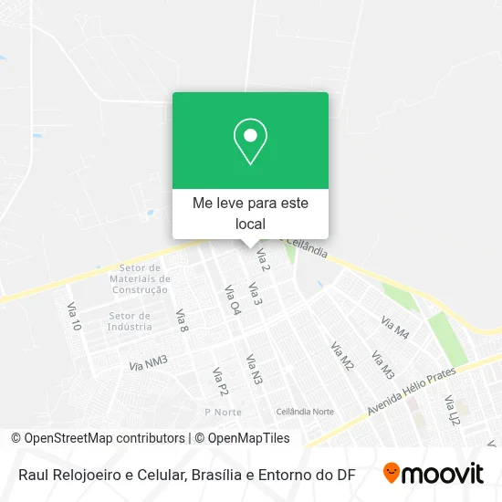 Raul Relojoeiro e Celular mapa