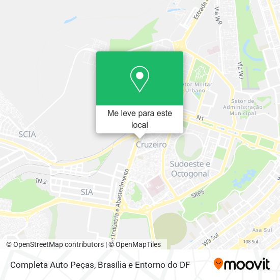 Completa Auto Peças mapa