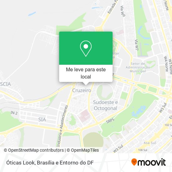 Óticas Look mapa