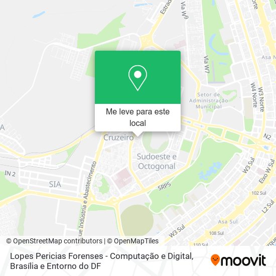 Lopes Pericias Forenses - Computação e Digital mapa