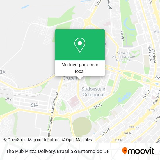 The Pub Pizza Delivery mapa