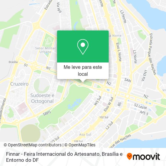 Finnar - Feira Internacional do Artesanato mapa