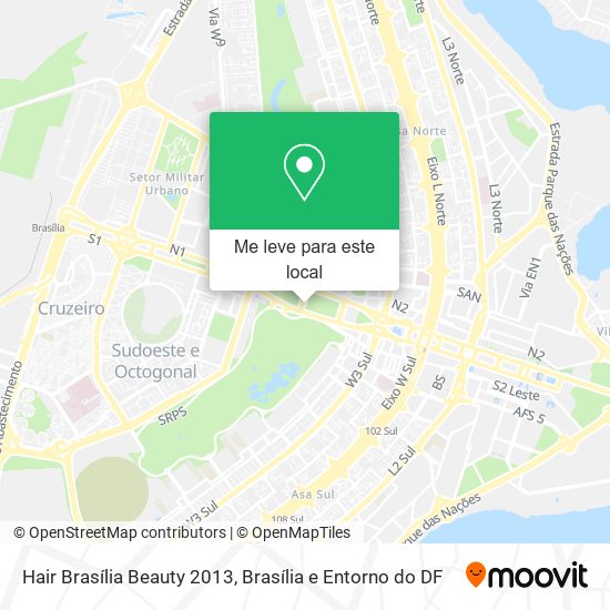 Hair Brasília Beauty 2013 mapa