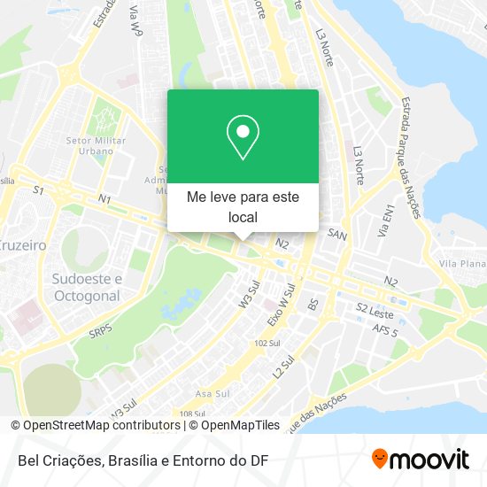 Bel Criações mapa