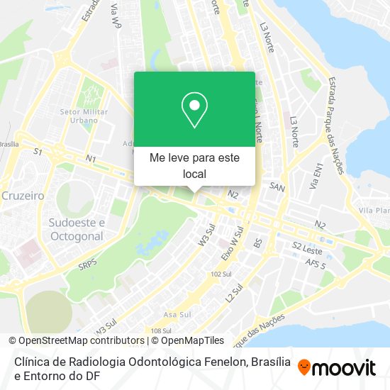 Clínica de Radiologia Odontológica Fenelon mapa