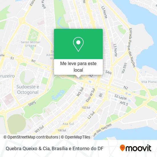 Quebra Queixo & Cia mapa