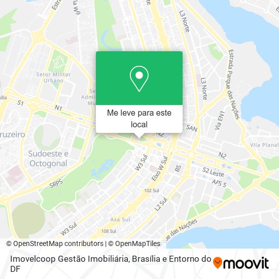 Imovelcoop Gestão Imobiliária mapa