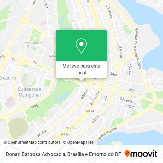 Donati Barbosa Advocacia mapa