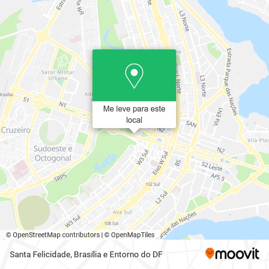 Santa Felicidade mapa