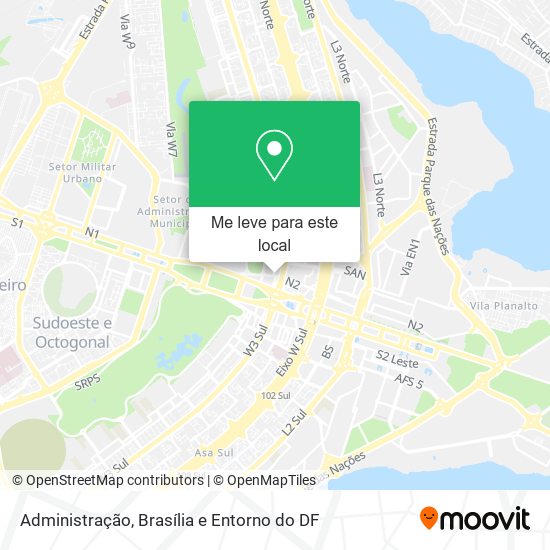 Administração mapa