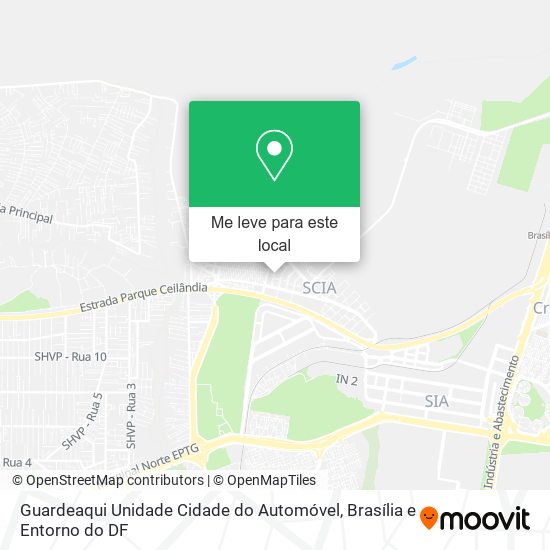Guardeaqui Unidade Cidade do Automóvel mapa