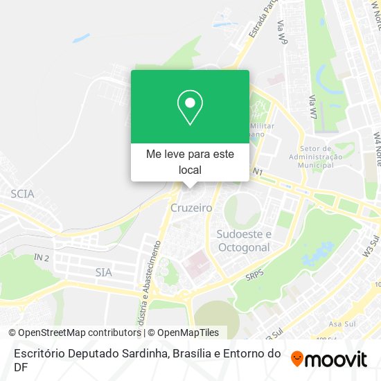Escritório Deputado Sardinha mapa