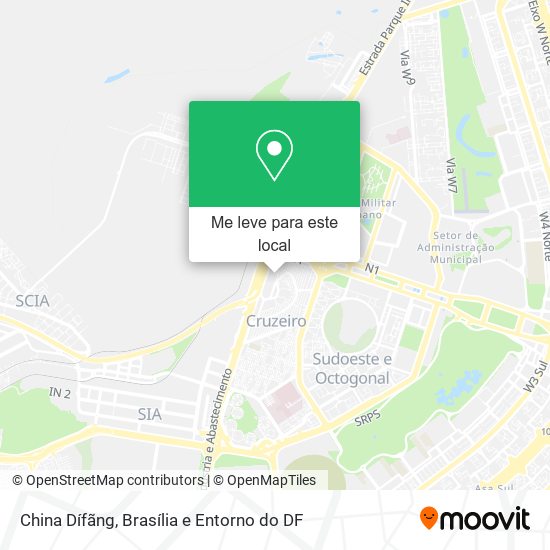 China Dífãng mapa