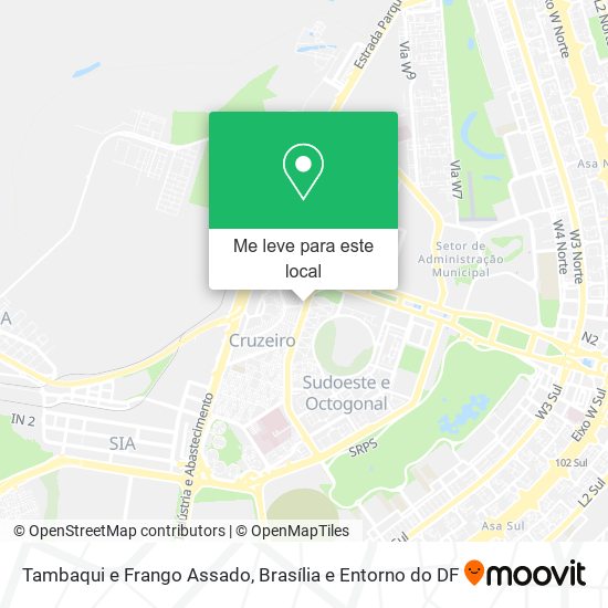 Tambaqui e Frango Assado mapa