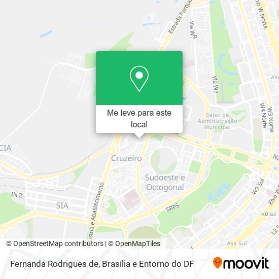 Fernanda Rodrigues de mapa