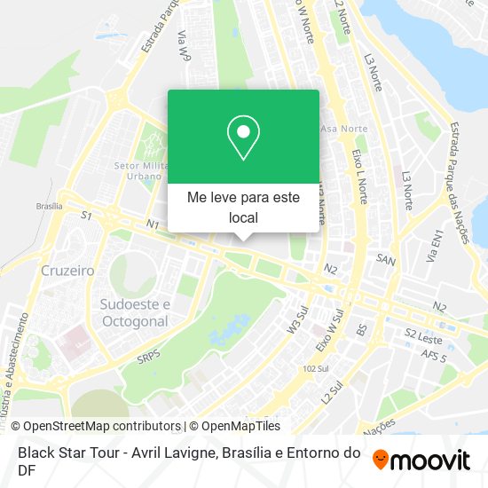Black Star Tour - Avril Lavigne mapa