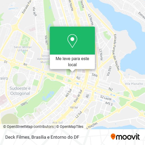 Deck Filmes mapa