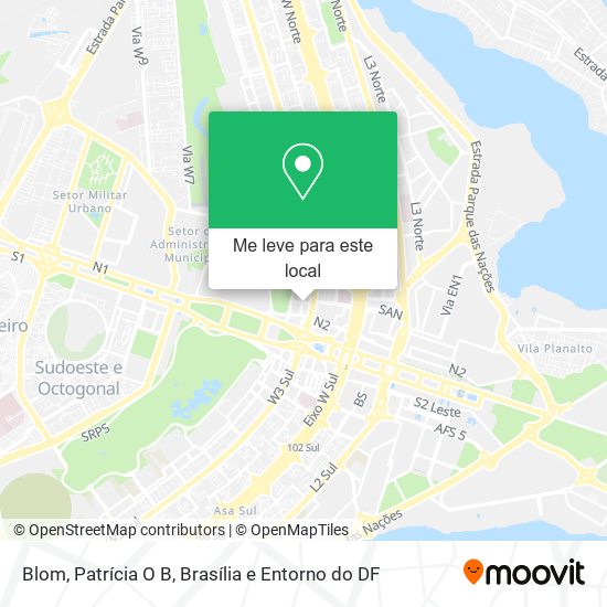 Blom, Patrícia O B mapa