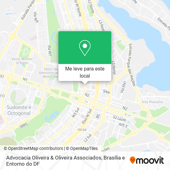 Advocacia Oliveira & Oliveira Associados mapa