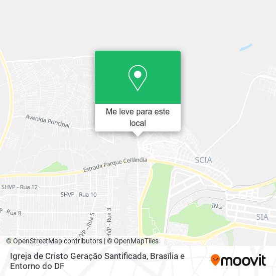 Igreja de Cristo Geração Santificada mapa