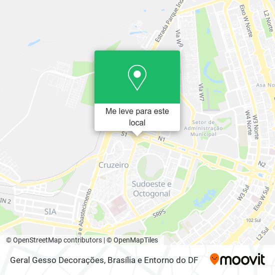 Geral Gesso Decorações mapa