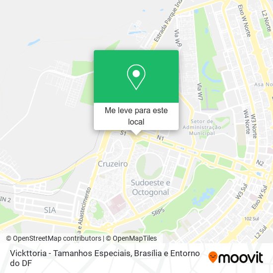 Vickttoria - Tamanhos Especiais mapa