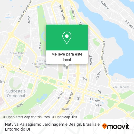 Natviva Paisagismo Jardinagem e Design mapa