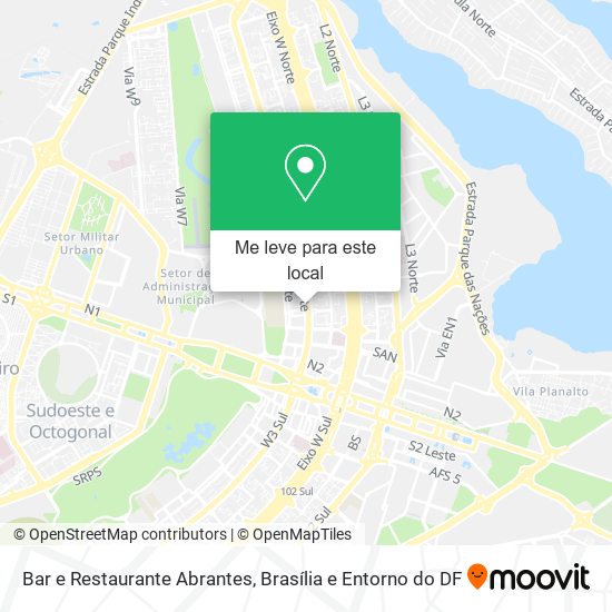 Bar e Restaurante Abrantes mapa