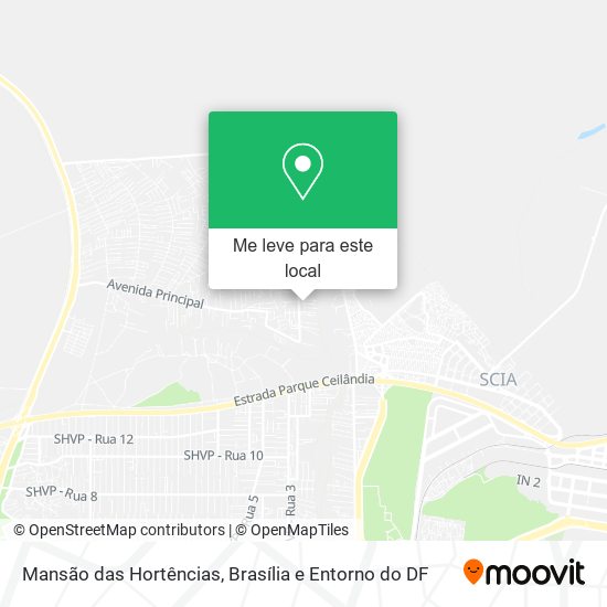 Mansão das Hortências mapa