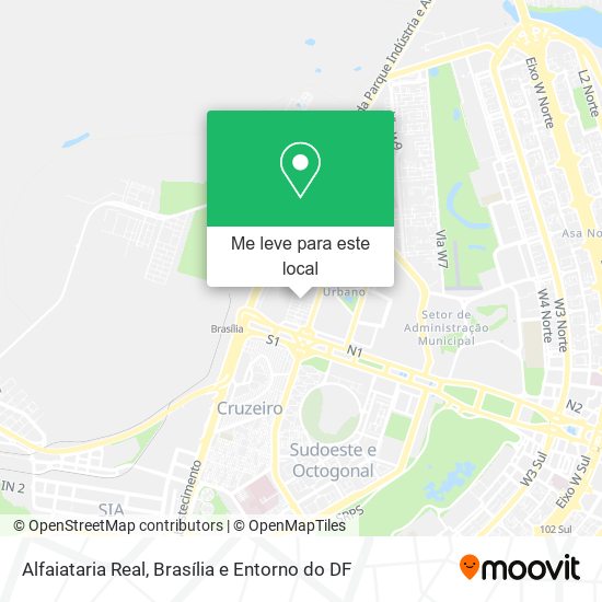 Alfaiataria Real mapa