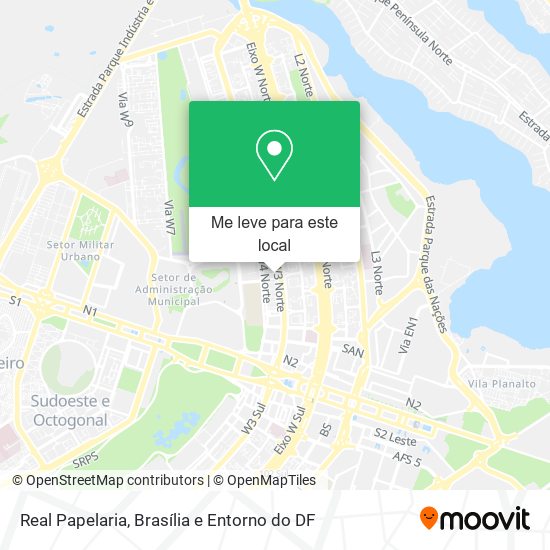 Real Papelaria mapa