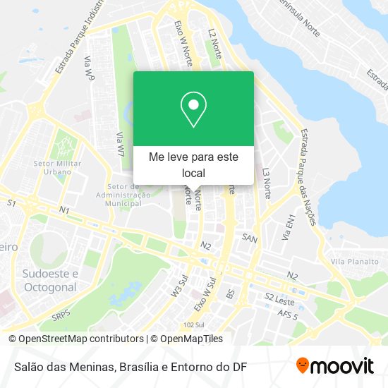Salão das Meninas mapa