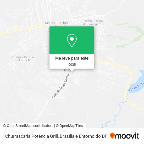 Churrascaria Potência Grill mapa