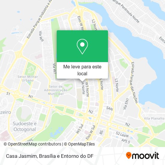 Casa Jasmim mapa